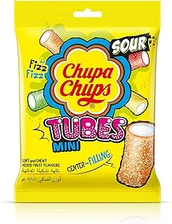 Chupa Chups Extruded Mini Tube Pouch Jelly Candy, 85.5 g