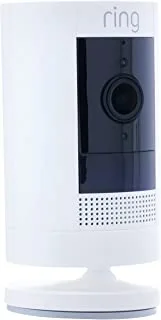 Ring Outdoor Camera Plug-In (Stick Up Cam) | HD wireless outdoor Security Camera 1080p Video, Two-Way Talk, Wifi, Works with Alexa | alternative to CCTV system | 30-day free trial of Ring Protect