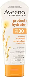 Aveeno Protect + Hydrate Sunscreen for Face & Body SPF 30, 81 ml