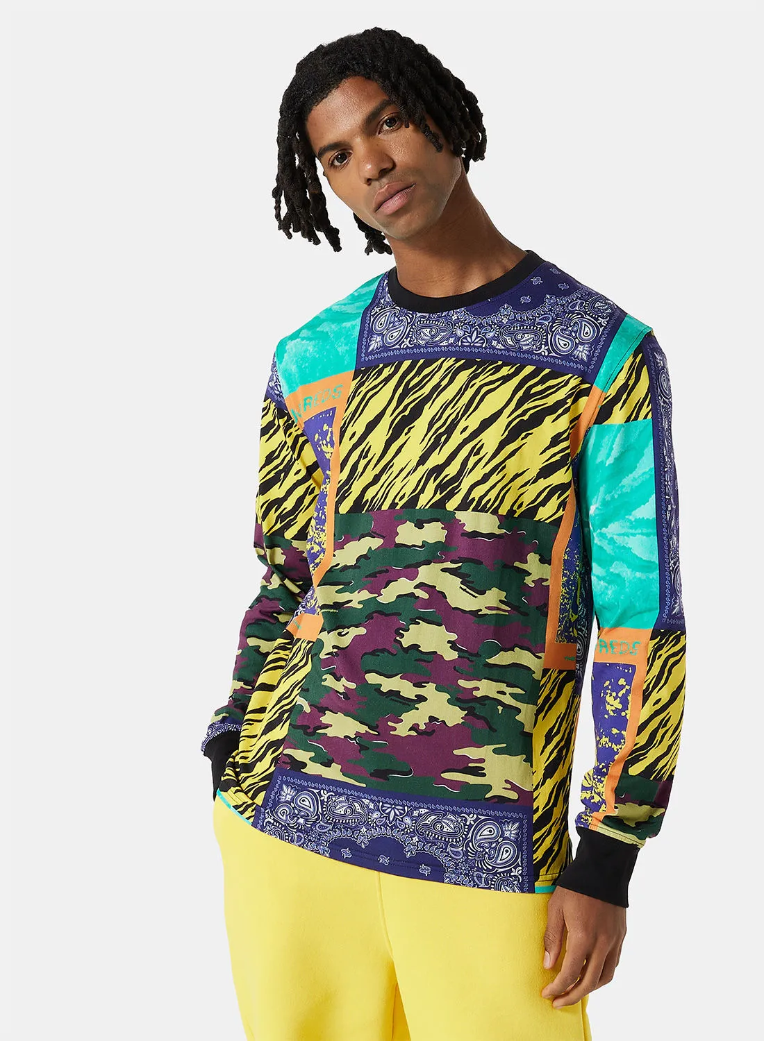 The Hundreds Collage Long Sleeve T-Shirt