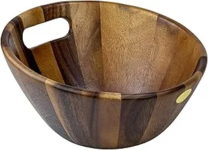 BILLI® Wooden Slant Lip Bowl with Cut Out handle