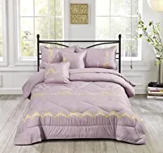 Medium filling Comforter Set, Single Size, 4 Pieces By MingLi, Multi-Color