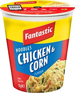 Fantastic Cup Noodles Chicken and Corn Flavour, 70 g, 1