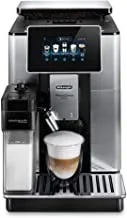 Delonghi- Primadonna Soul Bean to Cup Fully Automatic Coffee Machine, Automatic Milk Frother, Built In Grinder, ECAM610.75.MB, Silver/Black,
