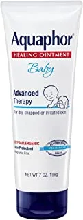 Aquaphor Baby Healing Ointment - For Chapped Skin, Diaper Rash And Minor Scratches - 7 Oz. Tube