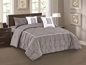 HOURS Medium Filling Comforter 4 Piece Set Single Size Lana-005B Multicolor