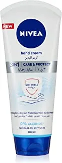 NIVEA Hand Cream, 3in1 Care & Protect Nourishing, 100ml
