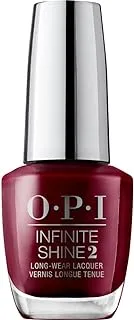 OPI Nail Polish, Infinite Shine Long-Wear Lacquer, Malaga Wine, Red Nail Polish, 0.5 fl oz