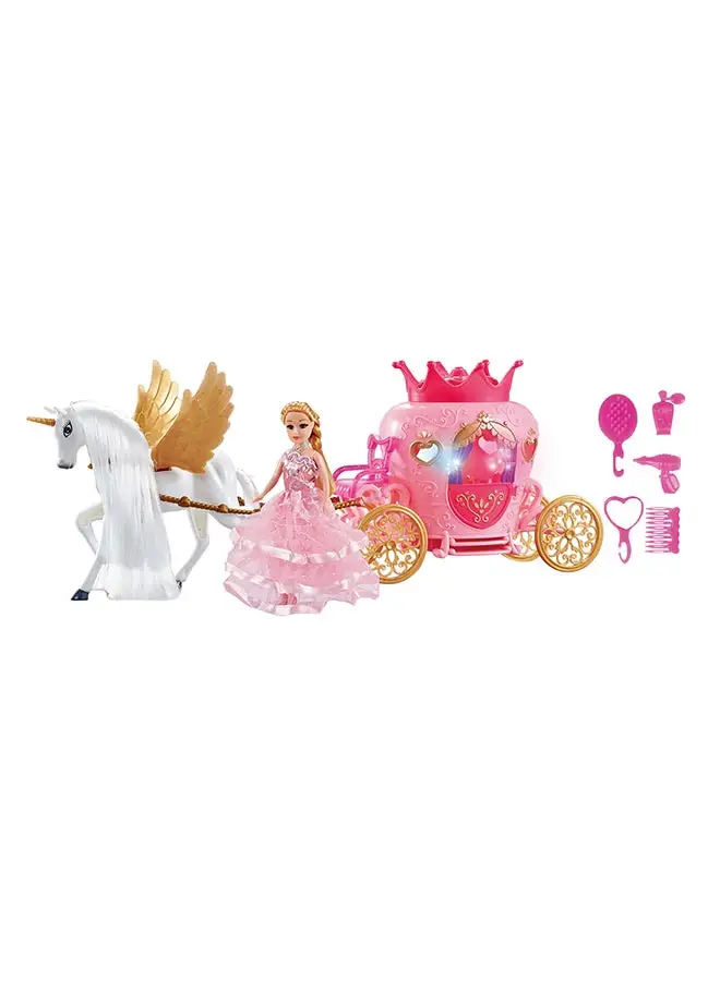 مجموعة عربة الأميرة Dreamy مقاس XL