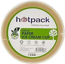 Hotpack White Ice Cream Bowl 250ml - 5 Pieces