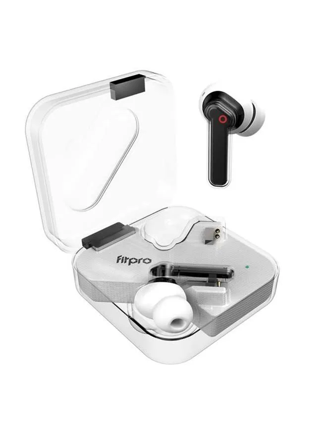 FitPro Clear Buds Active Noise Cancelling Headsets White
