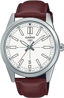 Casio Analog White Dial Men's Watch - MTP-VD02L-7EUDF