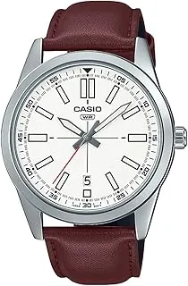 Casio Analog White Dial Men's Watch - MTP-VD02L-7EUDF