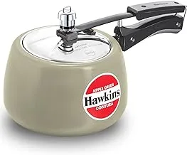 Hawkins Contura Aluminium Ceramic - Coated Pressure Cooker, 3 Litres, Apple Green