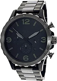 FOSSIL Men's Black Dial Stainless Steel Band Watch - JR1527