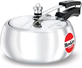 Hawkins Contura Aluminium Pressure Cooker, Silver,3.5 Litres,HC35