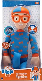 Blippi My Buddy Blippi Nighttime with 11 Unique Sounds And Phrases, Multicolor, BLP0197