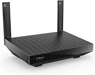 Linksys Hydra Pro 6 Dual Band Mesh WiFi 6 Router (AX5400) - Works with Velop Whole Home WiFi System - Wireless Internet Gaming Router, Parental Controls, Guest Network via Linksys App, MR5500-ME