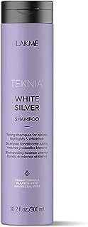شامبو TEKNIA WHITE SILVER لتوحيد لون الشعر الأشقر والهايلايت والشعر الأبيض.