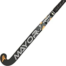 Mayor Combat 7X Hockey Stick - 36 inch (Black, Orange)