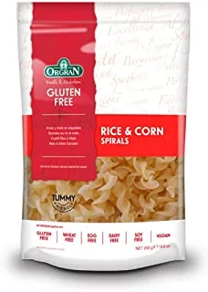 Orgran Rice Pasta Spirals, 250 g, Multicolour, 67236