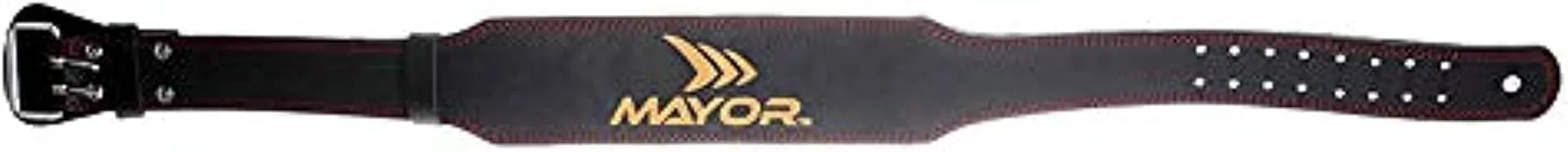 حزام دعم الظهر تيتان لرفع الأثقال من مايور (أسود)