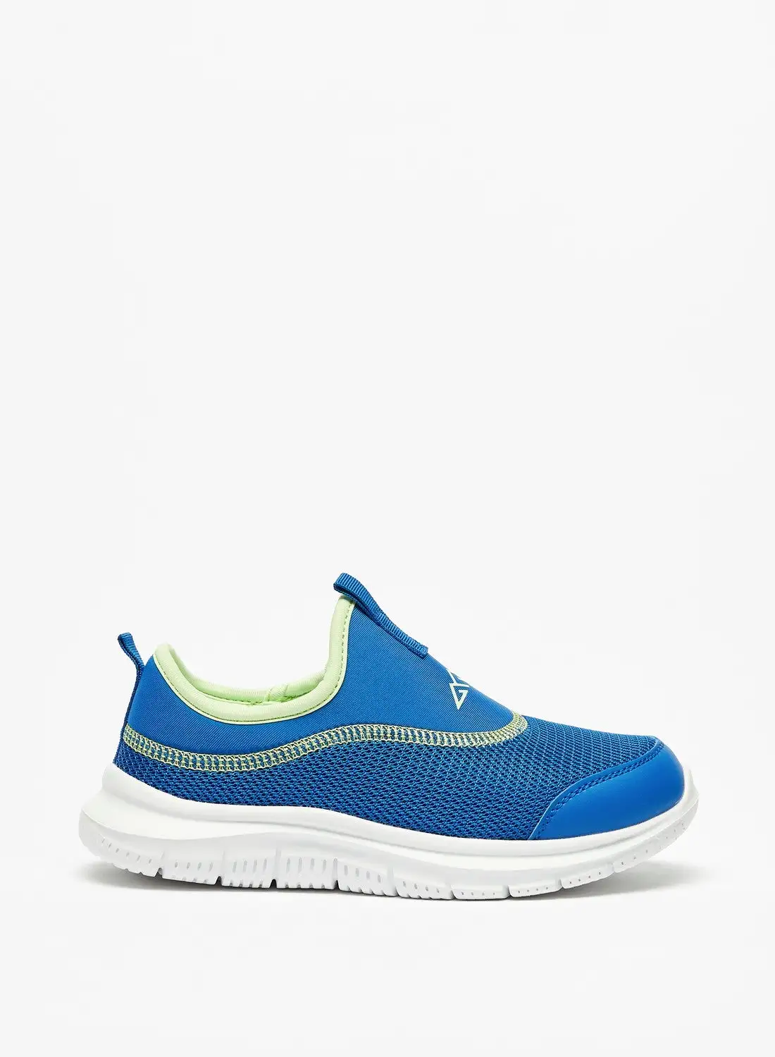 Oaklan by Shoexpress Boys Textured Slip On Sports Shoes with Pull Tab Detail