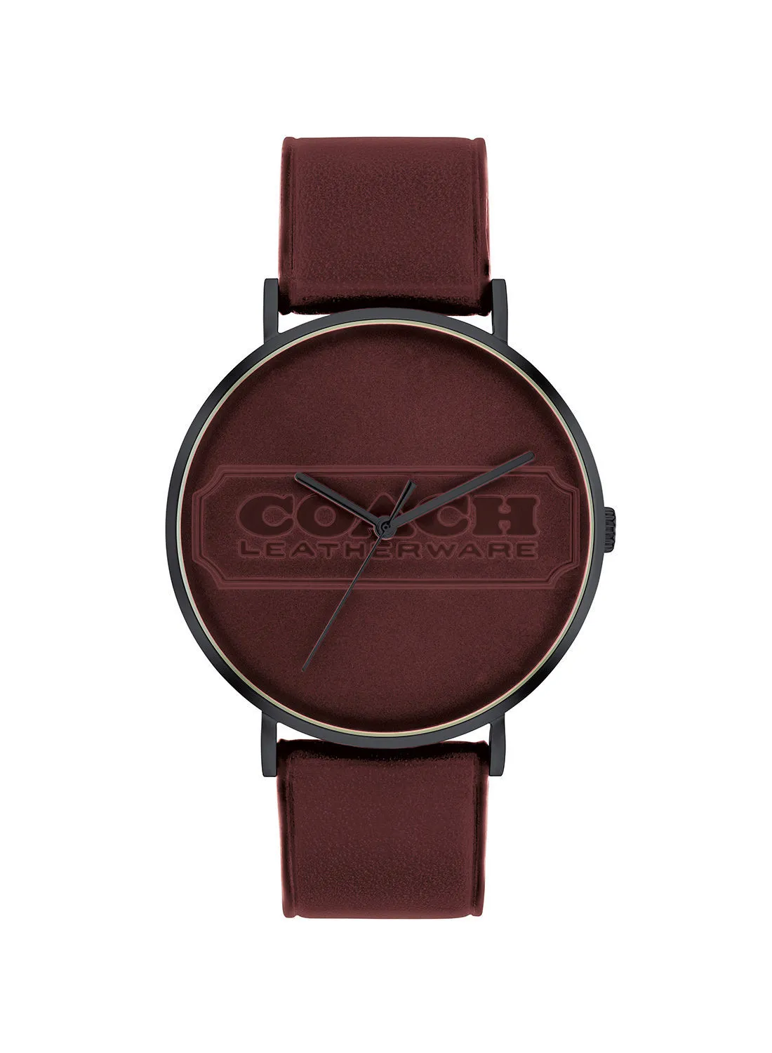 COACH Watches Charles Men's Leather Wrist Watch - 14602598