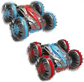 5CH RC amphibious large double-sided stunt car with 7.4V lithium battery, 7.4V USB cable