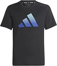 adidas Boy's Train Icons Aeroready Logo T-Shirt