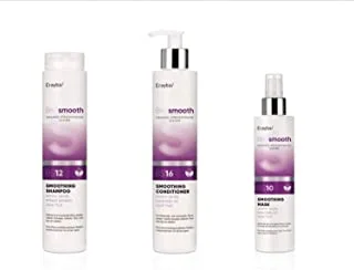Bio Smooth Smoothing Treatment Set.Protein 200ml Shampoo 250ml Conditioner 250ml Mask 150ml
