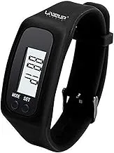 Liveup Ls3348 3D Sensor Pedometer Wrist Watch, Black