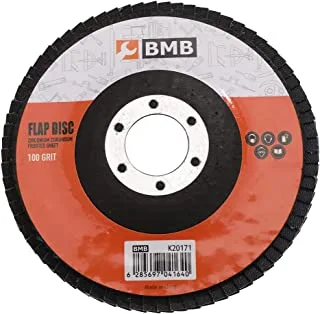 BMB Tools Blue Flap Disc |Zirconium Corundum Frosted Sheet 100 grit for Sanding Stock and Rust Removal | Copper Wire Cup | Wheel Brush Rust Removal l Crimped Steel | Drill Attachment