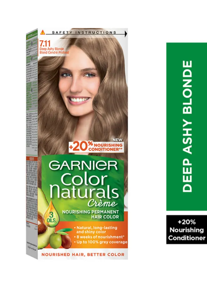 Garnier Color Naturals 7.11 Deep Ashy Blonde Hair Color 112ml