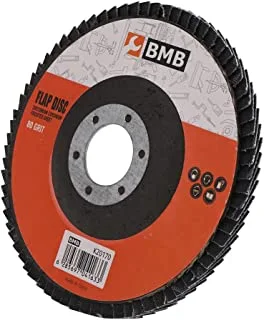 BMB Tools Blue Flap Disc |Zirconium Corundum Frosted Sheet 80 grit for Sanding Stock and Rust Removal| Wheel Brush| Rust Removal l Crimped Steel | Drill Attachment