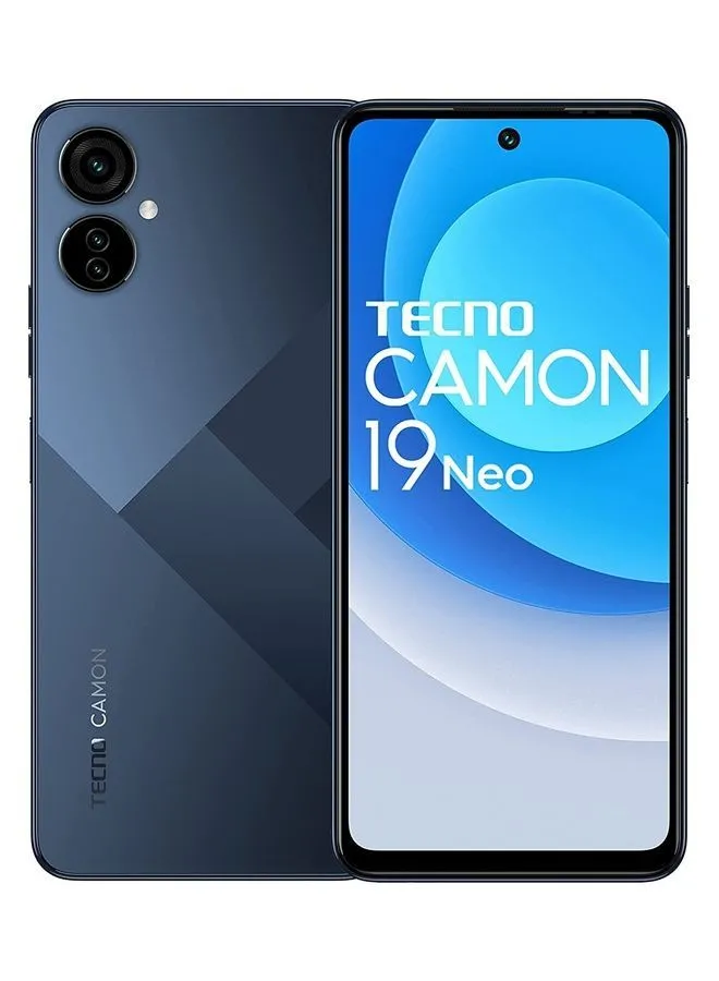 TECNO Camon 19 Neo Dual SIM Eco Black 6GB RAM 128GB 4G - Middle East Version