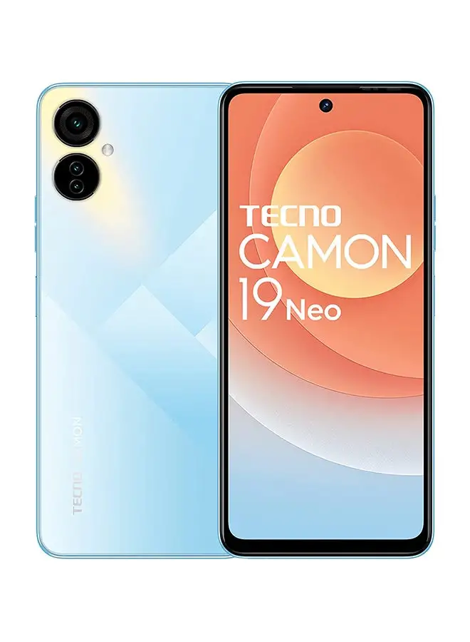 TECNO Camon 19 Neo Dual SIM Ice Mirror 6GB RAM 128GB 4G - Middle East Version