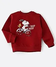 Snoopy Sweatshirt for Infant Boys - Red, 18-24months