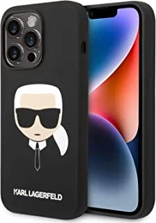 Karl Lagerfeld Magsafe Silicone Karl's Head Hard Case for iPhone 14 Pro Max (6.7