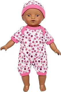 Lotus Afro-American Soft-Bodied Baby Doll, 11.5-Inch Size