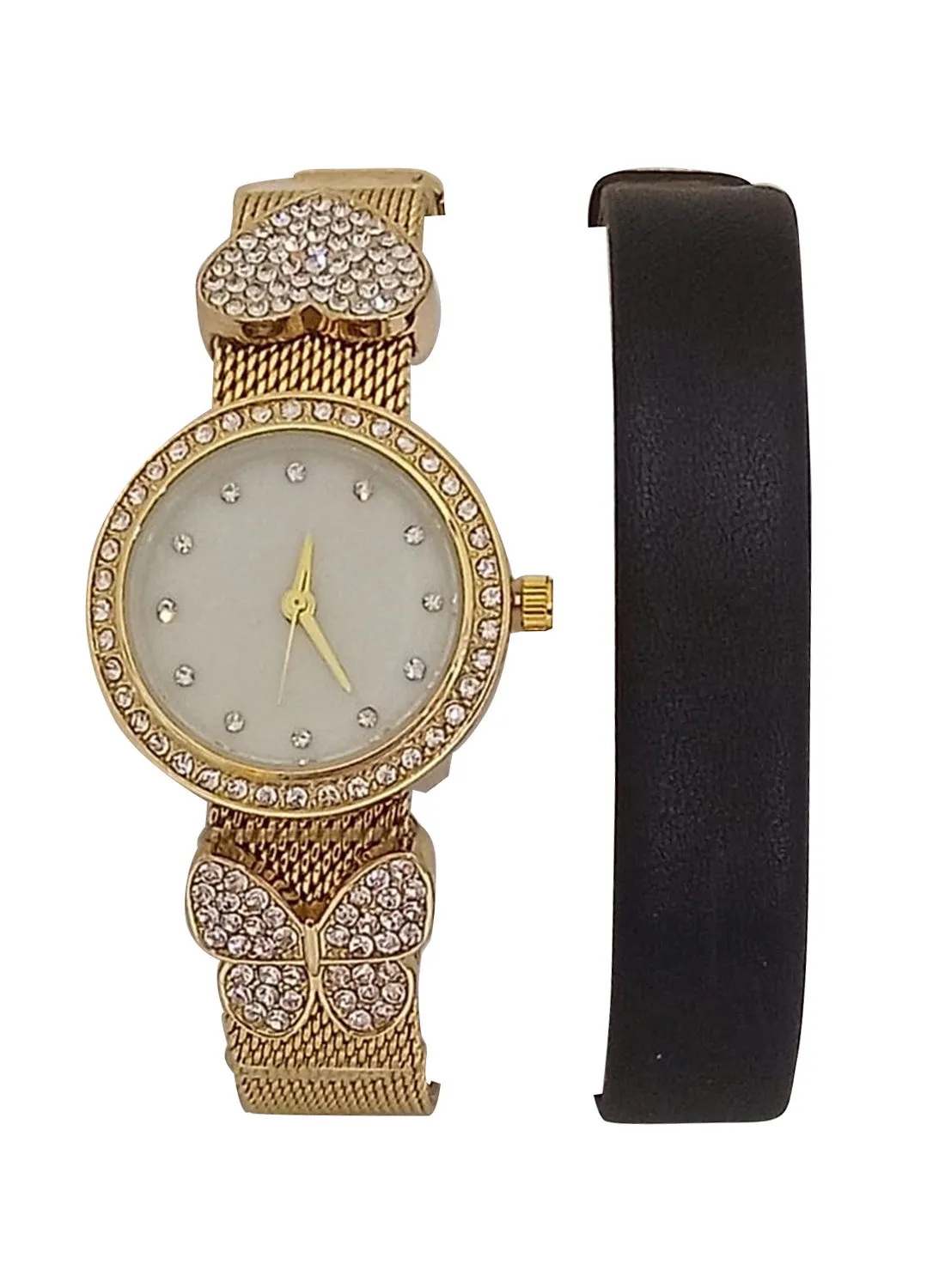 Jessica Carlyle Ladies Casual Analog Wrist Watch With Interchangeable Straps A1054G-42-E27