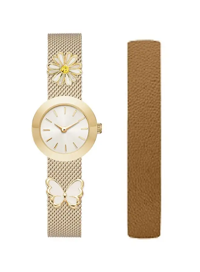 Jessica Carlyle Ladies Casual Analog Watch With Interchangeable Straps A1055G-42-B27