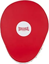 Lonsdale Paxton Artificial Leather Hook and Jab Pad, Red/White