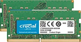 مجموعة ذاكرة الوصول العشوائي الحاسمة 16 جيجابايت (2 × 8 جيجابايت) DDR4 2400 ميجاهرتز CL17 ذاكرة الكمبيوتر المحمول CT2K8G4SFS824A