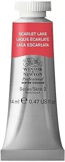 Winsor & Newton Professional Water Colour Paint, 14ml tube, Scarlet Lake