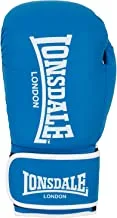 Lonsdale 160011/3615 Ashdon Artificial Leather Boxing Glove 12 oz, Blue/White