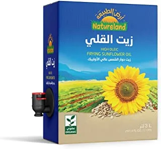 Natureland Frying Sunflower Oil 3 L