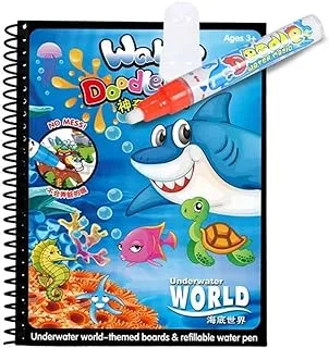 Mumoo Bear Cartoon Water Coloring Magic Book With Water Pen For Toddlers And Kids