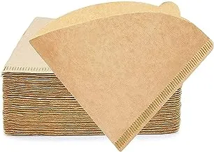 SKY-TOUCH Coffee Filter 100 pcs, Coffee Filter Paper V60 Unbleached Disposable Coffee Filters Paper for Pour Over and Drip Coffee Maker (2-4 Cups)