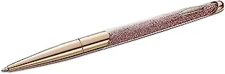 Swarovski 5534328 قلم حبر جاف Crystalline Nova ، مقاس 14.2 سم × 1 سم ، ذهبي وردي